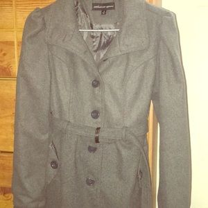 Grey pea coat